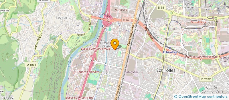 localisation de l'entreprise SOCIETE CIVILE IMMOBILIERE DES 4 VENTS à ECHIROLLES