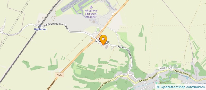 localisation de l'entreprise SOCIETE CIVILE IMMOBILIERE DES 4 VENTS  SACLAS