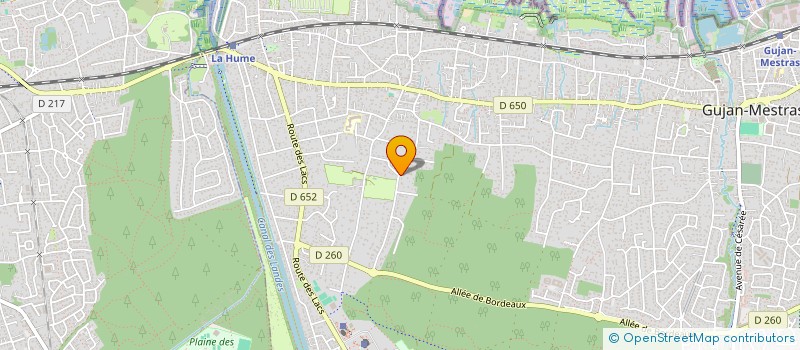 localisation de l'entreprise SOCIETE CIVILE IMMOBILIERE DES ABATILLES  GUJAN-MESTRAS