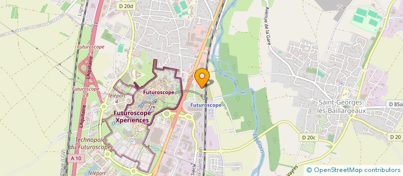 localisation de l'entreprise SOCIETE CIVILE IMMOBILIERE DES AGRIERS  CHASSENEUIL-DU-POITOU