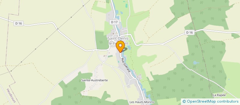 localisation de l'entreprise SOCIETE CIVILE IMMOBILIERE DES ARCS-BOUTANTS  SAINT-DENIS-LE-FERMENT