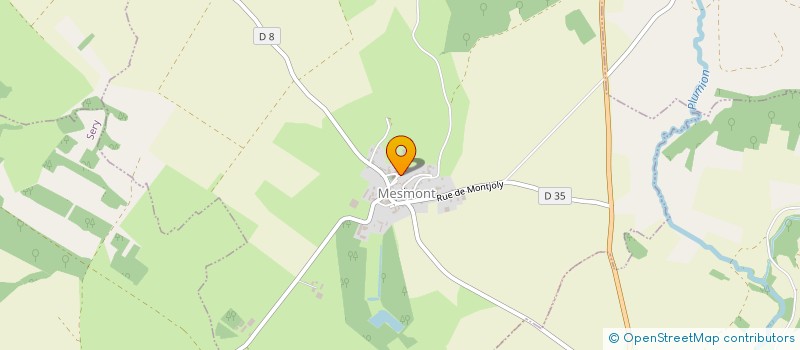 localisation de l'entreprise SOCIETE CIVILE IMMOBILIERE DES AUGUSTINS  MESMONT