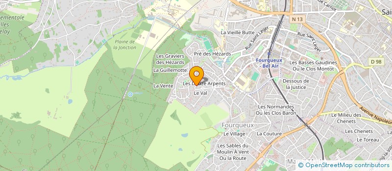 localisation de l'entreprise SOCIETE CIVILE IMMOBILIERE DES BASSINS DE L'ILL  SAINT-GERMAIN-EN-LAYE