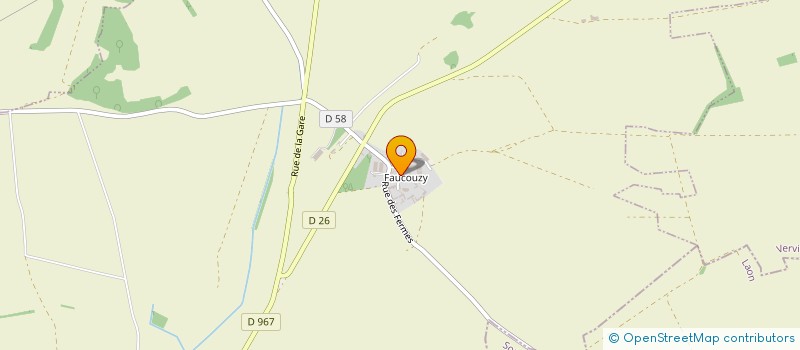 localisation de l'entreprise SOCIETE CIVILE IMMOBILIERE DES BLUETS - SCI DES BLUETS  MONCEAU-LE-NEUF-ET-FAUCOUZY