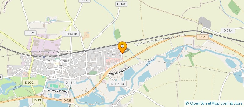 localisation de l'entreprise SOCIETE CIVILE IMMOBILIERE DES BOIS à COURVILLE-SUR-EURE