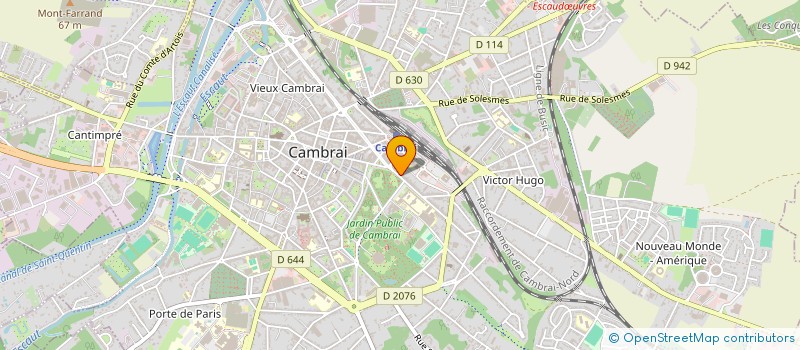 localisation de l'entreprise SOCIETE CIVILE IMMOBILIERE DES BUTTES à CAMBRAI