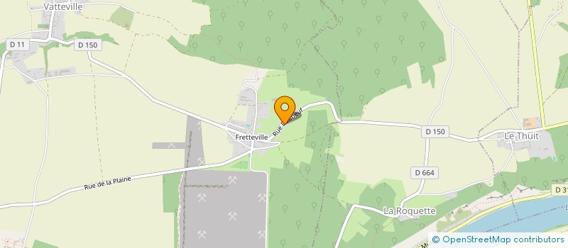 localisation de l'entreprise SOCIETE CIVILE IMMOBILIERE DES CAMELIAS  DAUBEUF-PRES-VATTEVILLE