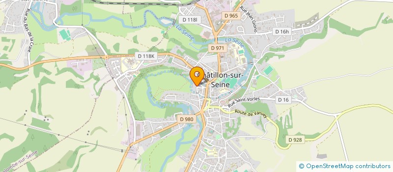 localisation de l'entreprise SOCIETE CIVILE IMMOBILIERE DES CANUTS  CHATILLON-SUR-SEINE