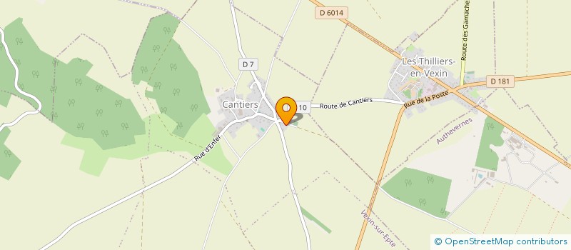 localisation de l'entreprise SOCIETE CIVILE IMMOBILIERE DES CHAMPS D'AZUR  VEXIN-SUR-EPTE