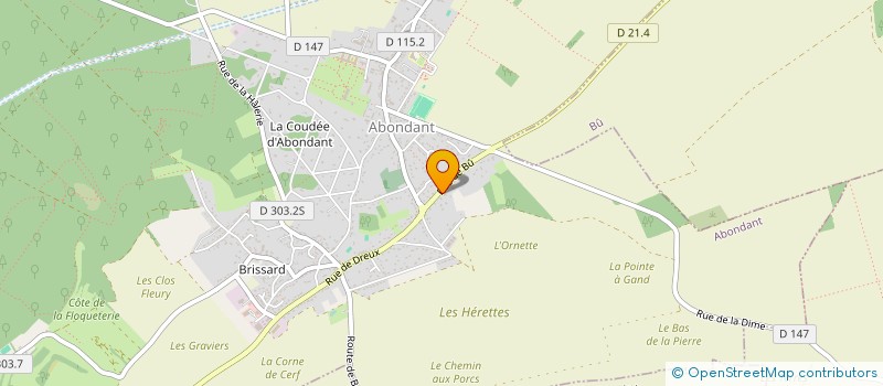 localisation de l'entreprise SOCIETE CIVILE IMMOBILIERE DES CHARMES à ABONDANT