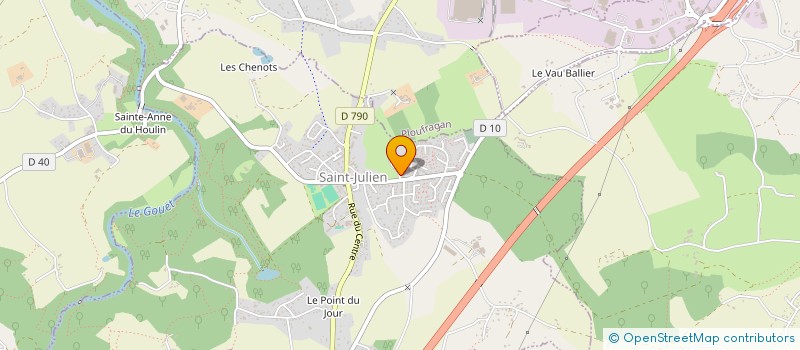 localisation de l'entreprise SOCIETE CIVILE IMMOBILIERE DES CHENES  SAINT-JULIEN