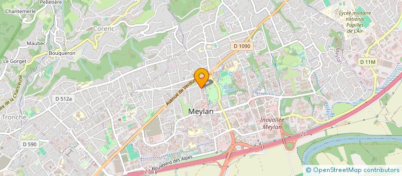 localisation de l'entreprise SOCIETE CIVILE IMMOBILIERE DES CLERCS  MEYLAN