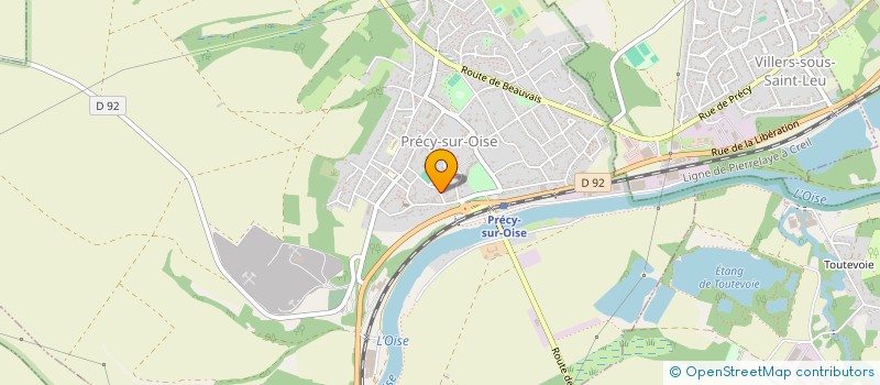 localisation de l'entreprise SOCIETE CIVILE IMMOBILIERE DES CLIGNETTES  PRECY-SUR-OISE