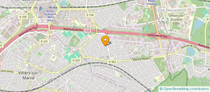 localisation de l'entreprise SOCIETE CIVILE IMMOBILIERE DES COLOMBES  NOISY-LE-GRAND