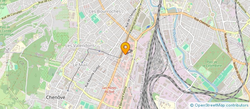 localisation de l'entreprise SOCIETE CIVILE IMMOBILIERE DES COMTES à CHENOVE