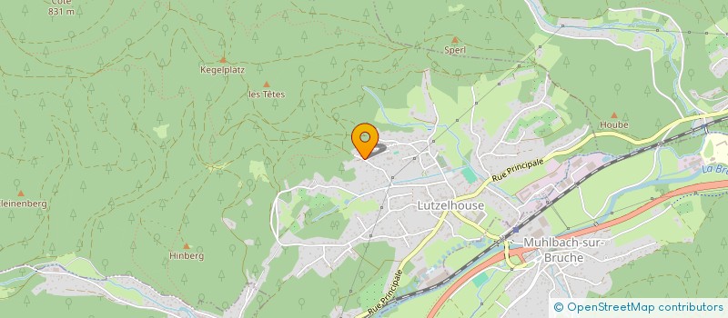 localisation de l'entreprise SOCIETE CIVILE IMMOBILIERE DES CONSULATS  LUTZELHOUSE