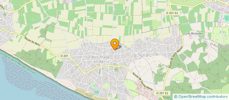 localisation de l'entreprise SOCIETE CIVILE IMMOBILIERE DES DEUX MOULINS  LE BOIS PLAGE EN RE