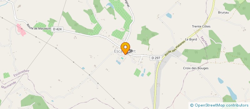 localisation de l'entreprise SOCIETE CIVILE IMMOBILIERE DES DEUX MOULINS  ESCASSEFORT