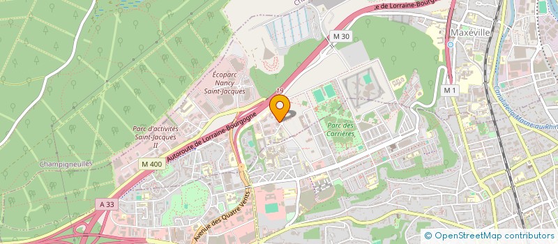 localisation de l'entreprise SOCIETE CIVILE IMMOBILIERE DES DOCTEURS MEDERLE ET SARTORI  MAXEVILLE