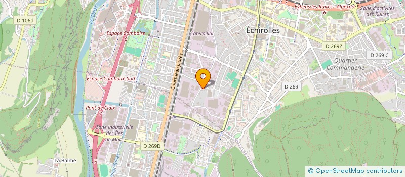 localisation de l'entreprise SOCIETE CIVILE IMMOBILIERE DES DOCTEURS PONARD ET PISON à ECHIROLLES