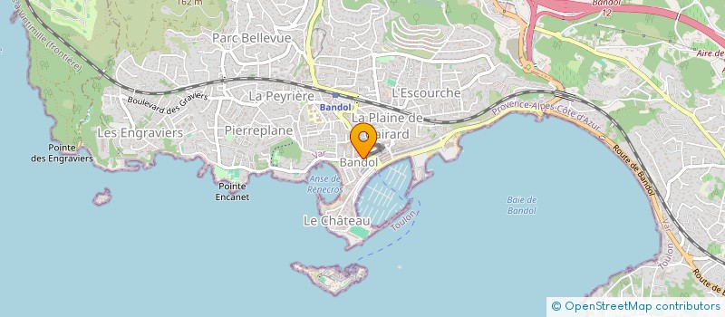 localisation de l'entreprise SOCIETE CIVILE IMMOBILIERE DES ECOLES à BANDOL