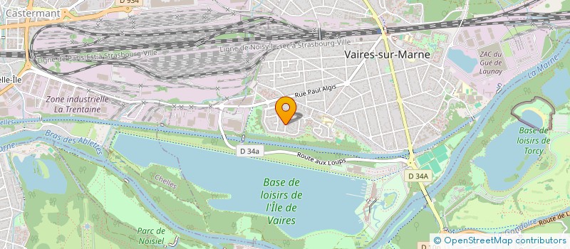 localisation de l'entreprise SOCIETE CIVILE IMMOBILIERE DES ECOLIERS  VAIRES-SUR-MARNE