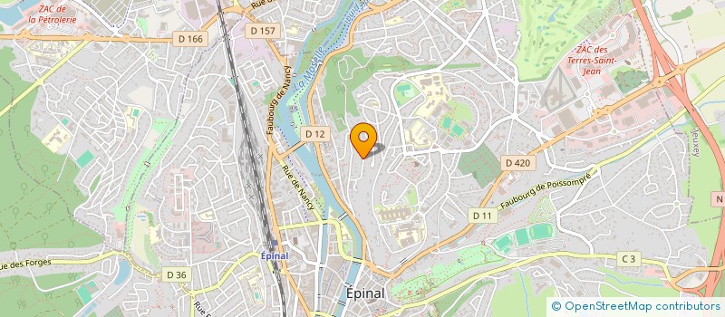 localisation de l'entreprise SOCIETE CIVILE IMMOBILIERE DES EPINETTES à EPINAL