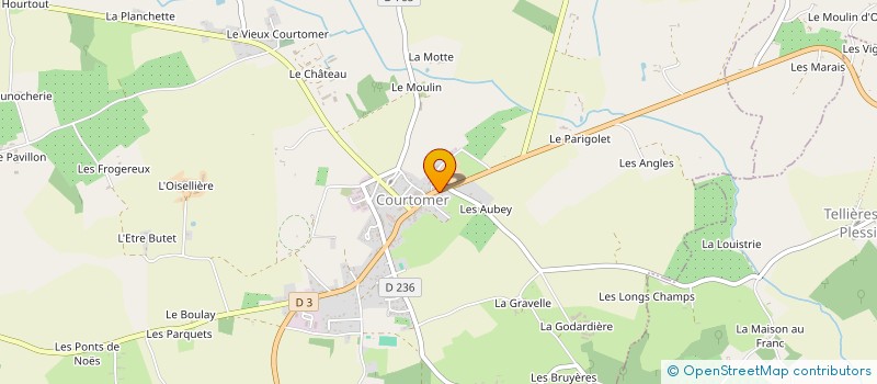 localisation de l'entreprise SOCIETE CIVILE IMMOBILIERE DES ESPIGUIERES à COURTOMER