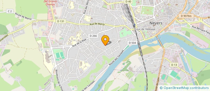 localisation de l'entreprise SOCIETE CIVILE IMMOBILIERE DES EXPERTS DU TREIZIEME à NEVERS