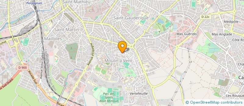 localisation de l'entreprise SOCIETE CIVILE IMMOBILIERE DES GABIERS DU BELEM  PERPIGNAN