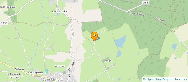 localisation de l'entreprise SOCIETE CIVILE IMMOBILIERE DES GARANDONS  SAINT-MENOUX