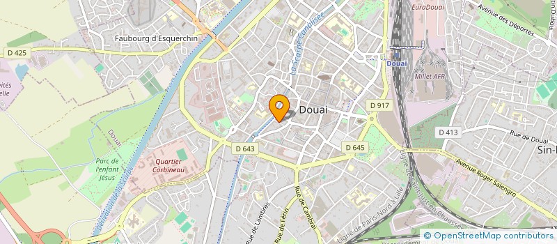 localisation de l'entreprise SOCIETE CIVILE IMMOBILIERE DES GLYCINES à DOUAI