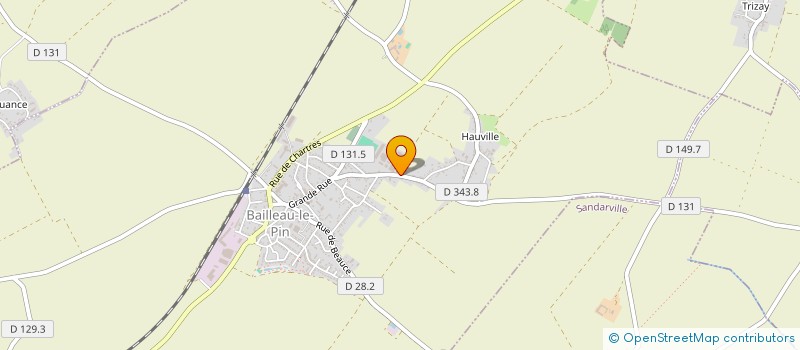localisation de l'entreprise SOCIETE CIVILE IMMOBILIERE DES GLYCINES à BAILLEAU-LE-PIN
