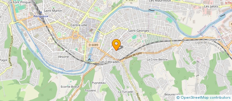 localisation de l'entreprise SOCIETE CIVILE IMMOBILIERE DES GRAVILLES à PERIGUEUX