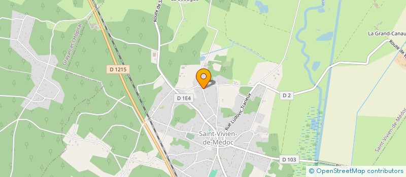 localisation de l'entreprise SOCIETE CIVILE IMMOBILIERE DES HARAS  SAINT-VIVIEN-DE-MEDOC