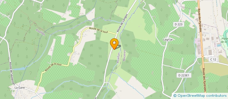 localisation de l'entreprise SOCIETE CIVILE IMMOBILIERE DES HAUTS DE MOUNIC  ROAILLAN