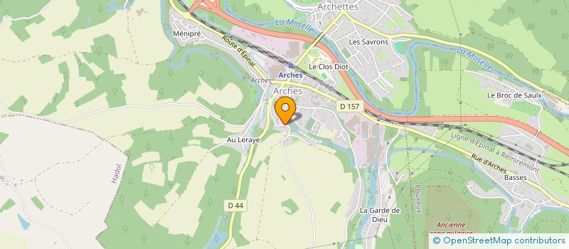 localisation de l'entreprise SOCIETE CIVILE IMMOBILIERE DES HAUTS PRES  JARMENIL