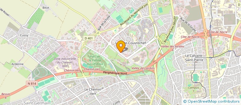 localisation de l'entreprise SOCIETE CIVILE IMMOBILIERE DES HAUTS VENTS à CAEN