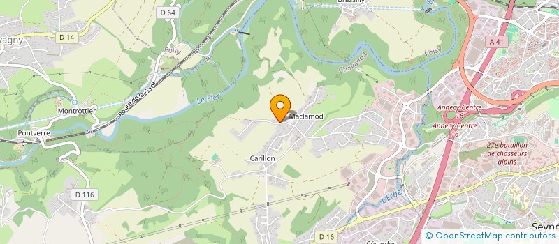 localisation de l'entreprise SOCIETE CIVILE IMMOBILIERE DES HIRONDELLES  CHAVANOD