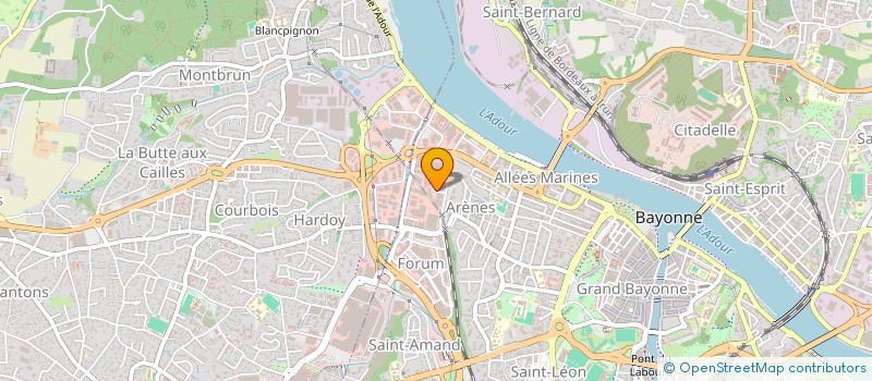 localisation de l'entreprise SOCIETE CIVILE IMMOBILIERE DES IDEES à BAYONNE