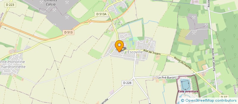 localisation de l'entreprise SOCIETE CIVILE IMMOBILIERE DES JARDINS  ESCOVILLE