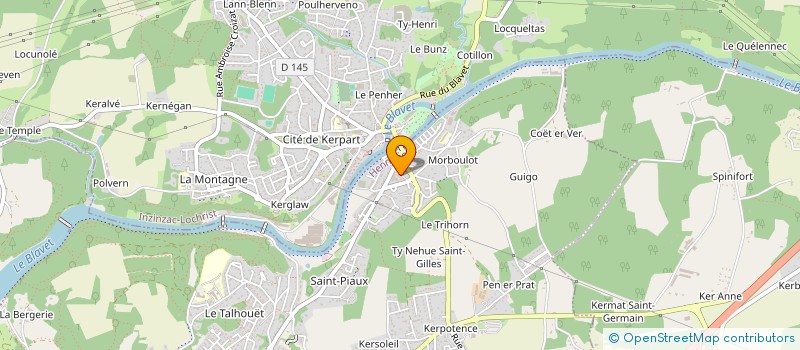 localisation de l'entreprise SOCIETE CIVILE IMMOBILIERE DES LILAS  HENNEBONT