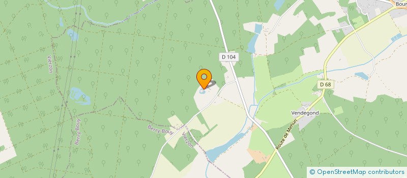 localisation de l'entreprise SOCIETE CIVILE IMMOBILIERE DES LOCATURES DE DAME  SAINT-ELOY-DE-GY