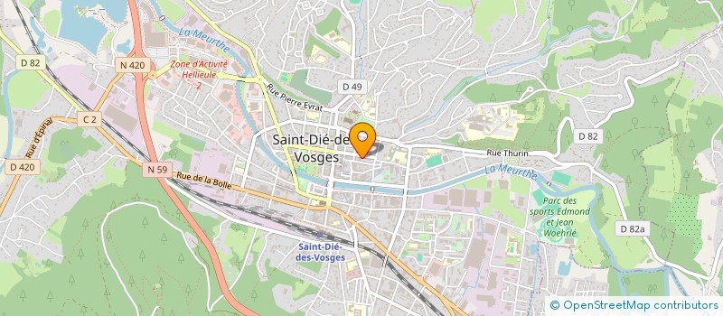 localisation de l'entreprise SOCIETE CIVILE IMMOBILIERE DES M  SAINT-DIE-DES-VOSGES
