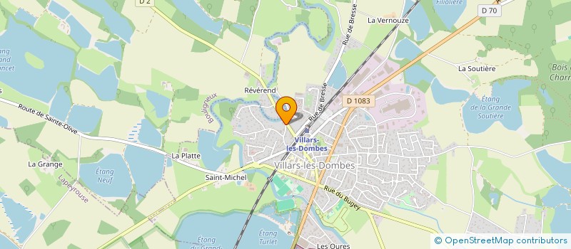 localisation de l'entreprise SOCIETE CIVILE IMMOBILIERE DES MAISONS VIEILLES à VILLARS-LES-DOMBES