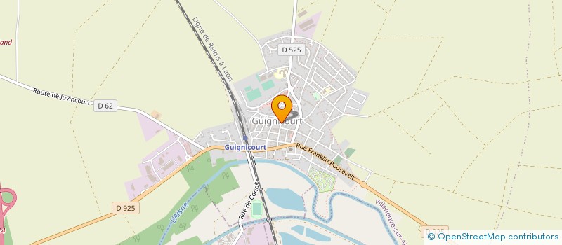 localisation de l'entreprise SOCIETE CIVILE IMMOBILIERE DES MARAIS DE SUCE ET ENVIRONS  VILLENEUVE-SUR-AISNE