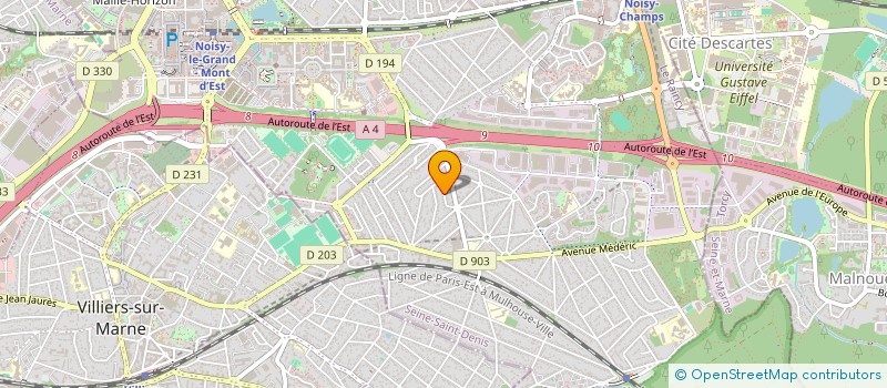 localisation de l'entreprise SOCIETE CIVILE IMMOBILIERE DES MIMOSAS à NOISY-LE-GRAND