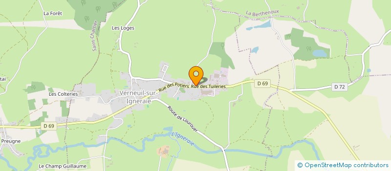 localisation de l'entreprise SOCIETE CIVILE IMMOBILIERE DES PAPILLONS à VERNEUIL-SUR-IGNERAIE