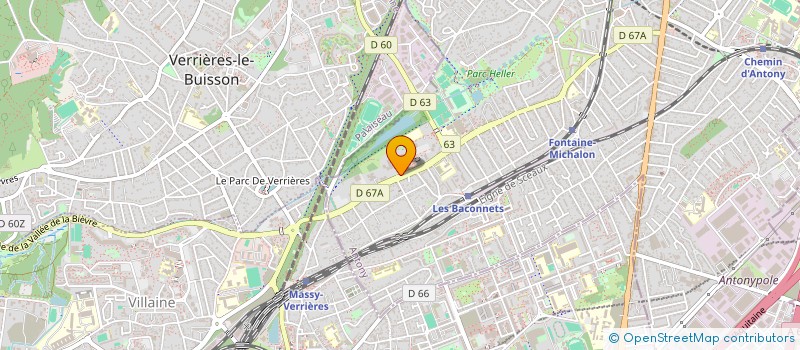 localisation de l'entreprise SOCIETE CIVILE IMMOBILIERE DES PARVIS DE LA BIEVRE ET DU BREUIL à ANTONY