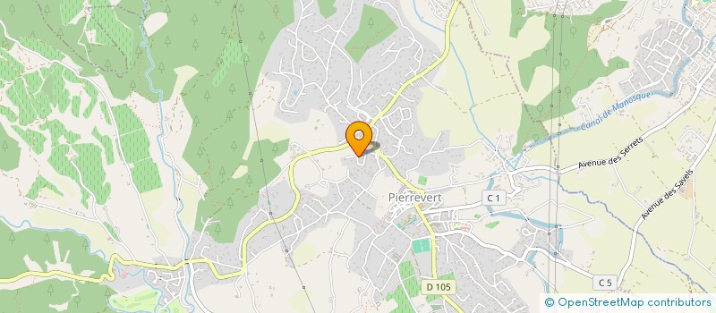 localisation de l'entreprise SOCIETE CIVILE IMMOBILIERE DES PENSEES  LA CRAU